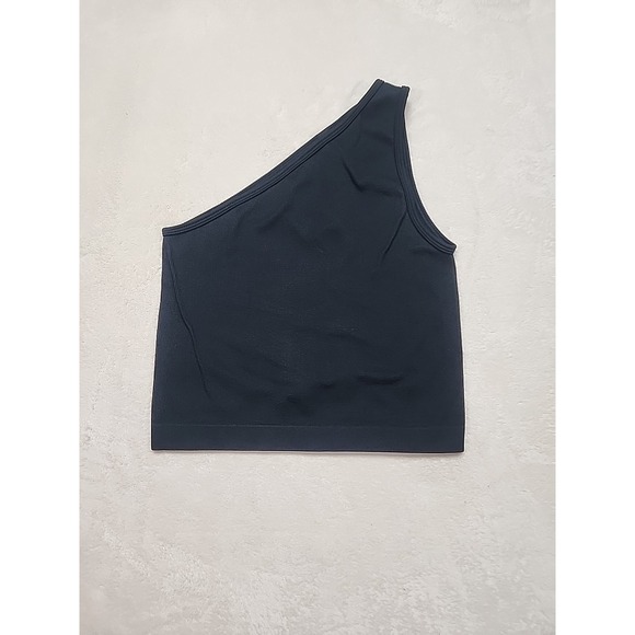 a new day Tops - A New Day One Shoulder Crop Tank Black‎ Xl